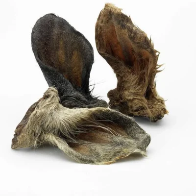 Carnilicious Runderoren met vacht 10 stuks