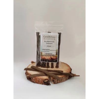 Carnilicious knabbelsticks Zeebaars 100gr