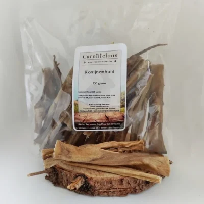 Carnilicious Konijnenhuid 250gr