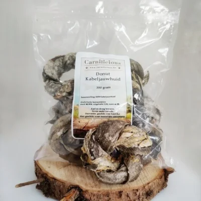 Carnilicious Kabeljauwhuid donut 200gr