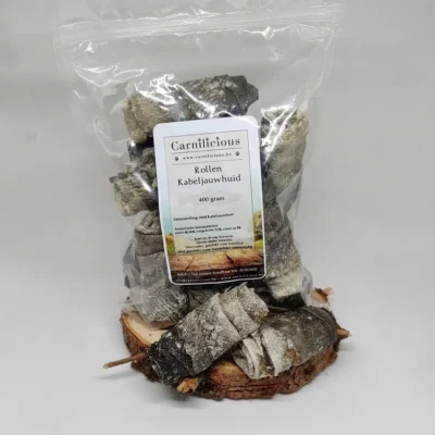 Carnilicious Kabeljauwhuid Rollen 400gr