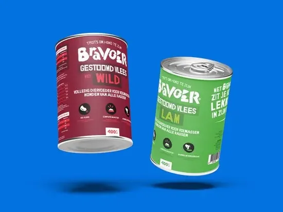 Bravoer Blikkie met Lam (6 x 400gr)