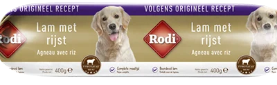 Rodi wordt met Lam & Rijst (9 x 400gr)