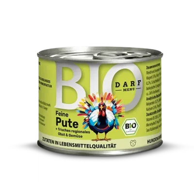 Darf BIO Menu Lekker Kalkoen 200gr