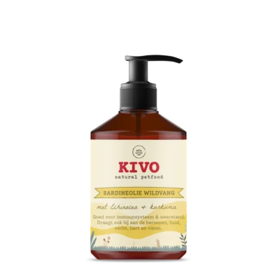 Kivo Sardineolie Echinacea en Kurkuma 500ml