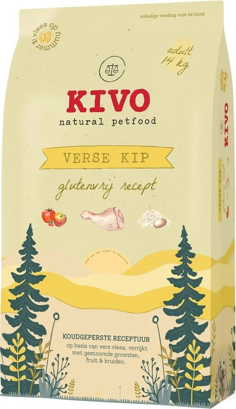 Kivo Persbrok Kip Glutenvrij