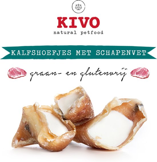 Kivo Kalfshoefjes met Schapenvet 3 stuks